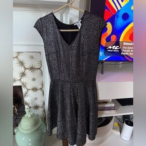 Bar III Black Sparkle Mini Dress